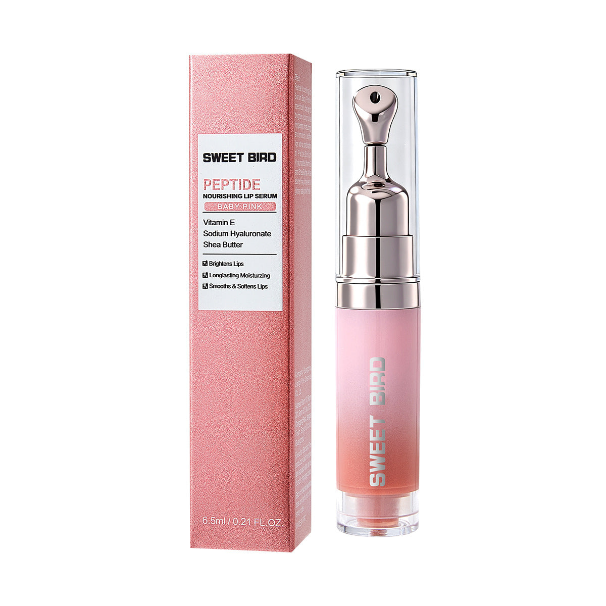 Sweet Bird Hydrating Lip Gloss with Mirror Shine and Glossy Finish